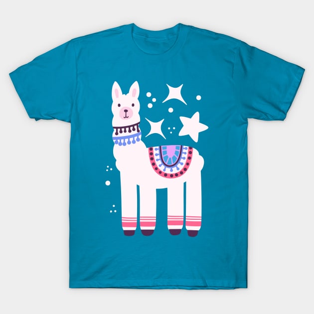 Llama T-Shirt by Mashmuh